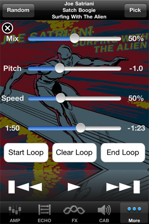 PocketAmp and PocketGK Song Trainer with Slow Downer for iTunes Music